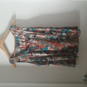 Plus Size Lucky Brand Jungle Print Silk Cami